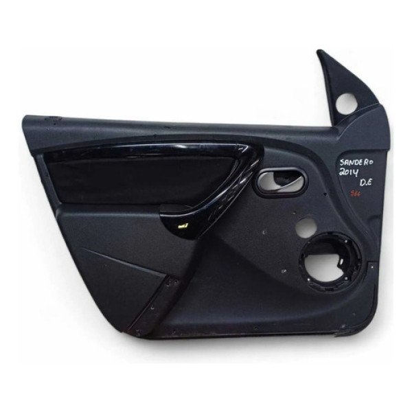 Forro Porta Dianteira Esquerda Sandero 1.0 2014 8200806075 Preto