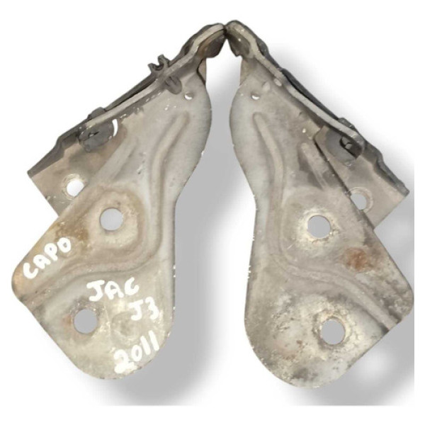 Par Dobradiças Capô Jac J3 2010 2011 2012 2013 2014 2015