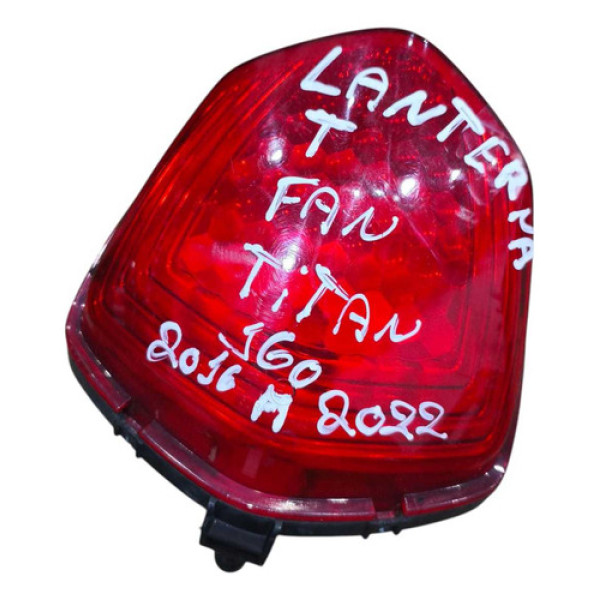 Lanterna Honda Fan Titan 160 2016 2017 2018 A 2022 160852 Ambos Lados Vermelho