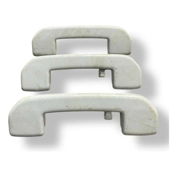 Kit 3 Alça Teto Citroën C4 Lounge 2014 2015 2016 2017 2018 Preto