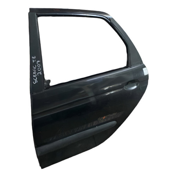  Porta Traseira Esquerda Renault Scenic 1.6 16v 2007 Traseira Esquerda Preto
