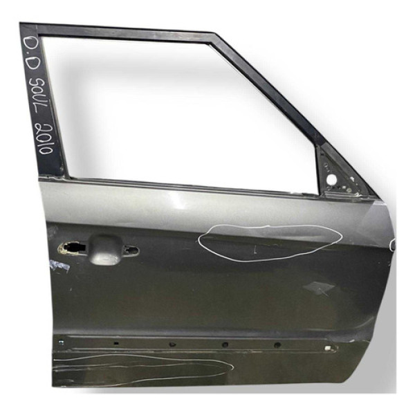 Porta Dianteira Direita Kia Soul 2011 2012 2013 2014 Detalhe Dianteira Direita Cinza