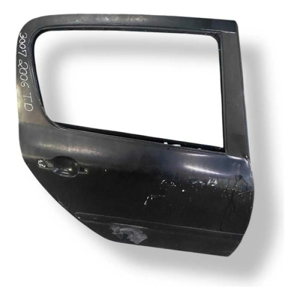 Porta Traseira Direita Peugeot 307 - 2006 2007 2008 2009 Traseira Direita Prateado