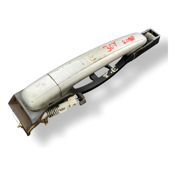 Maçaneta Externa Tras Esquerda Peugeot 307 2008 9657619380 Prateado Traseira