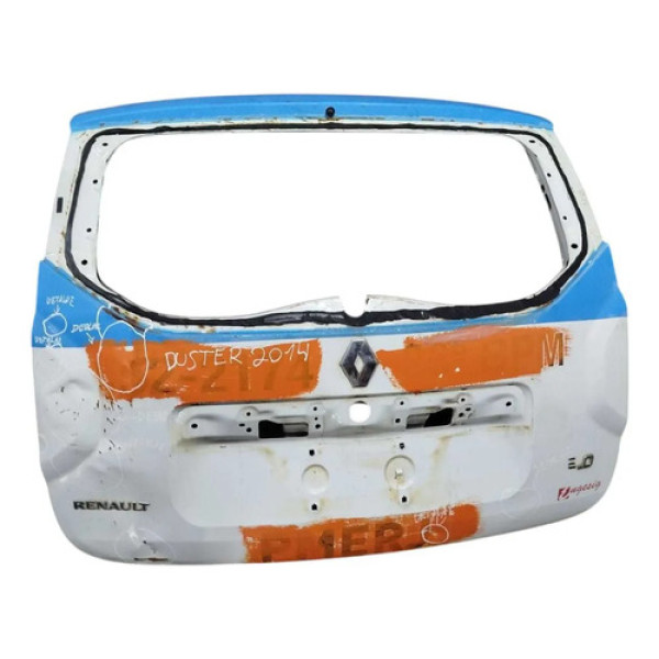 Tampa Traseira Porta Malas Renault Duster 2014 2015 Detalhe Branco