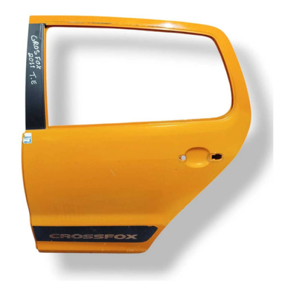 Porta Traseira Esquerda Volkswagen Crossfox 2011 2012 2013 Traseira Esquerda Laranja