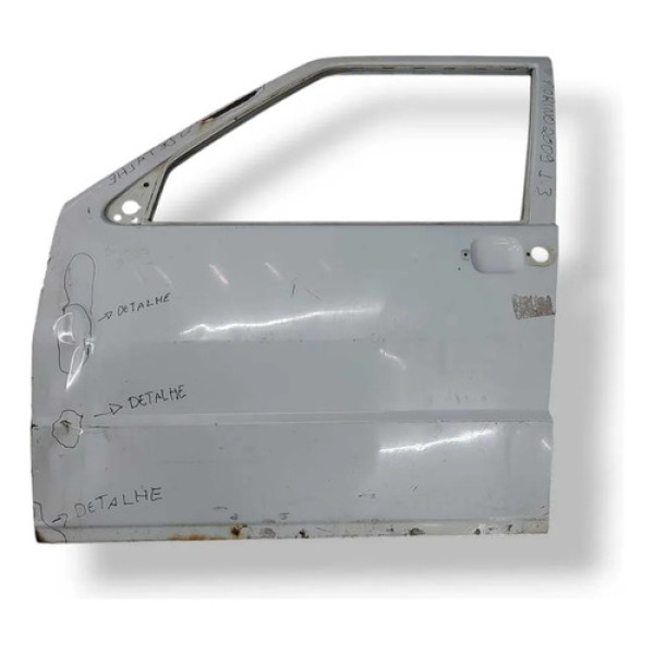 Porta Dianteira Esquerda Fiat Fiorino 2004 A 2009 Detalhe Dianteira Esquerda Branco