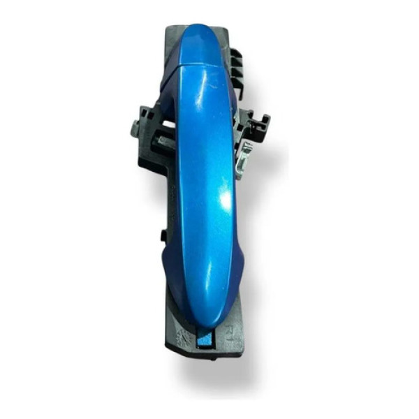 Maçaneta Externa Dianteira Direita Ford New Fiesta 2014 2015 Azul Dianteira