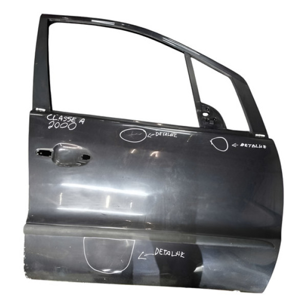 Porta Dianteira Direit Mercedes-benz A160 2000 (com Detalhe) Cinza Direita Dianteira