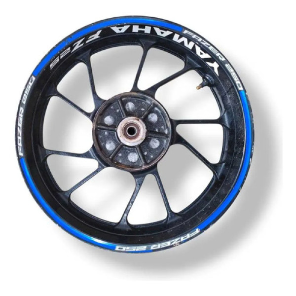 Roda Traseira Yamaha Fazer Ys 250 2019 2020 2021 2022 2023 Preto