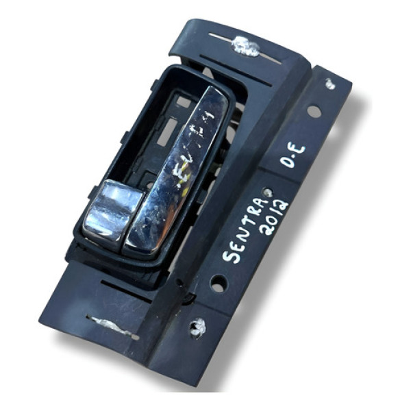 Maçaneta Interna Dianteira Esquerda Nissan Sentra 2012 Preto