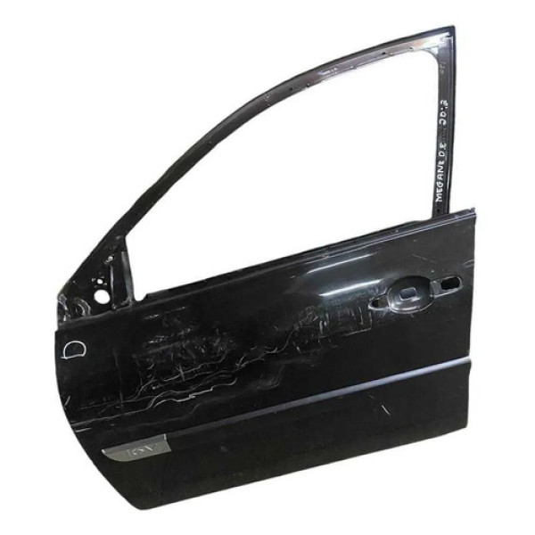 Porta Dianteira Esquerda Megane Dyn 1.6 - 2011 2012 Detalhe  Dianteira Esquerda Preto