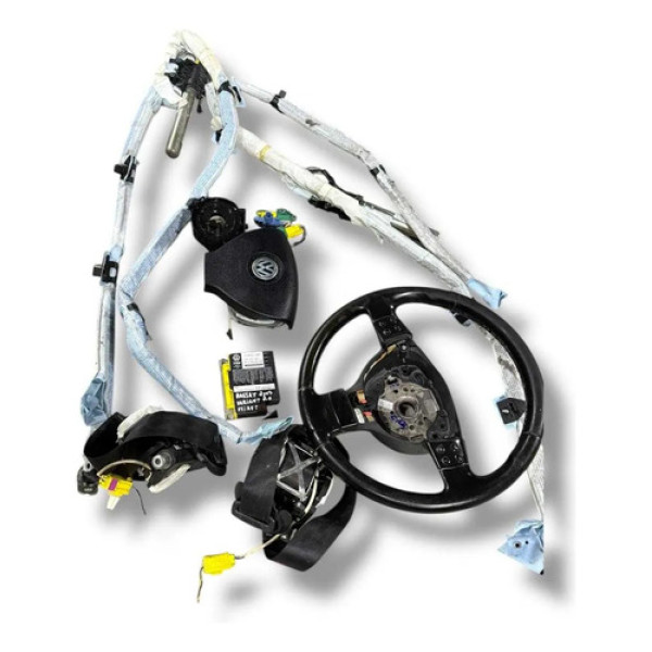 Kit Air Bag Volante Passat Variant Tsi Avt 2.0 2007 Original Preto