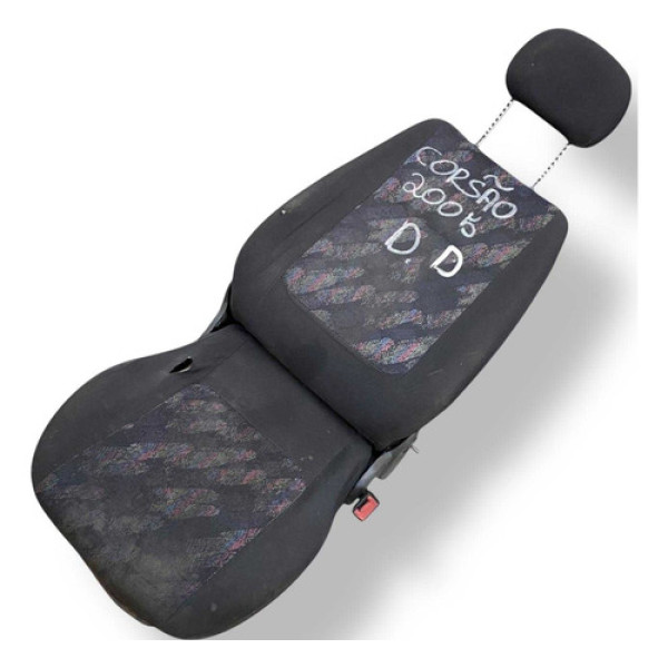 Banco Dianteiro Direito  Chevrolet Corsa 2008 2008 Detalhe Preto