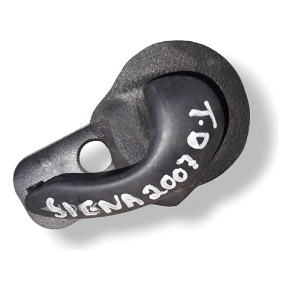 Maçaneta Interna Traseira Direita Siena 2006 2007 2008 2009  Preto Traseira