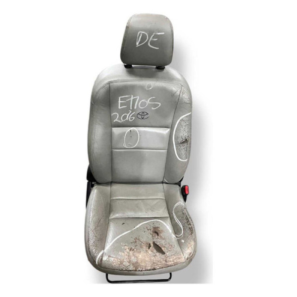 Banco Dianteiro Esquerdo Toyota Etios 2016/2017/2018 Detalhe Cinza