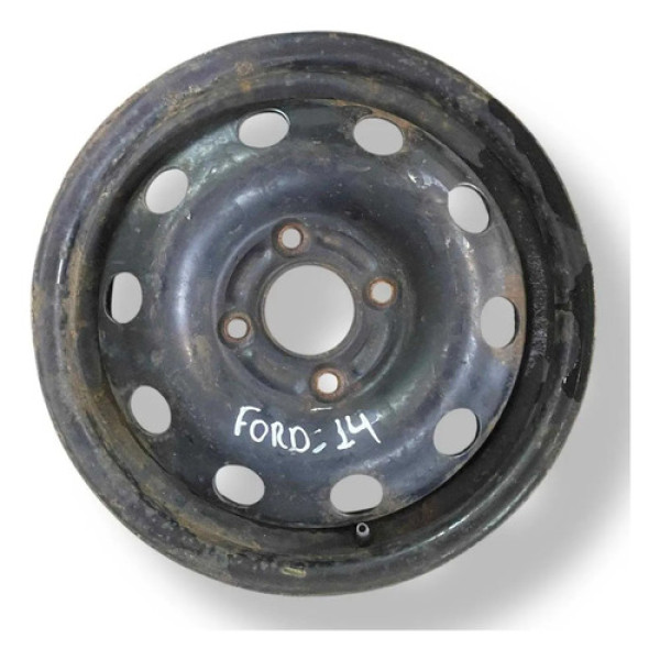 Roda Avulsa Ferro Aro 14 Ford Preto