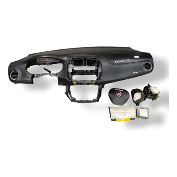 Painel Tabelier Kit Airbag Fiat Bravo 2012 2013 2014 2015 Preto