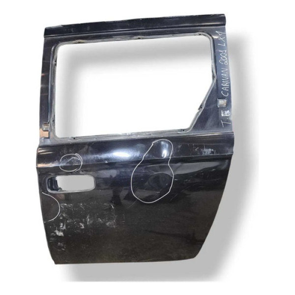 Porta Traseira Esquerda Chrysler Grand Caravan 2005 Detalhe Traseira Esquerda Branco