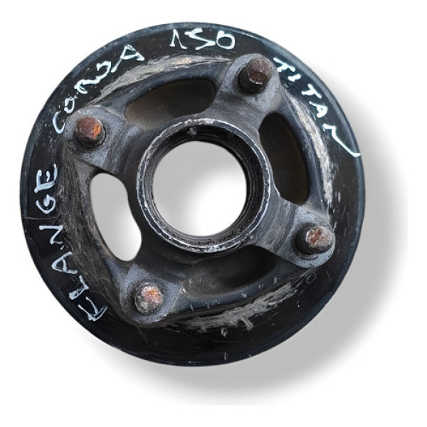 Flange Coroa Honda Titan 150 Mix 2011  2012 2013 2014 2015 Preto