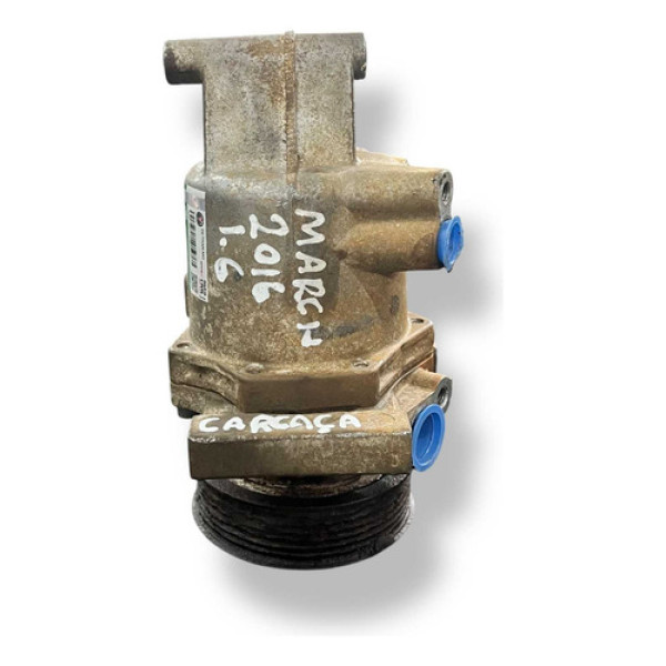 Carcaça Compressor Ar Nissan March 1.6 2016 2017 926001hc2b