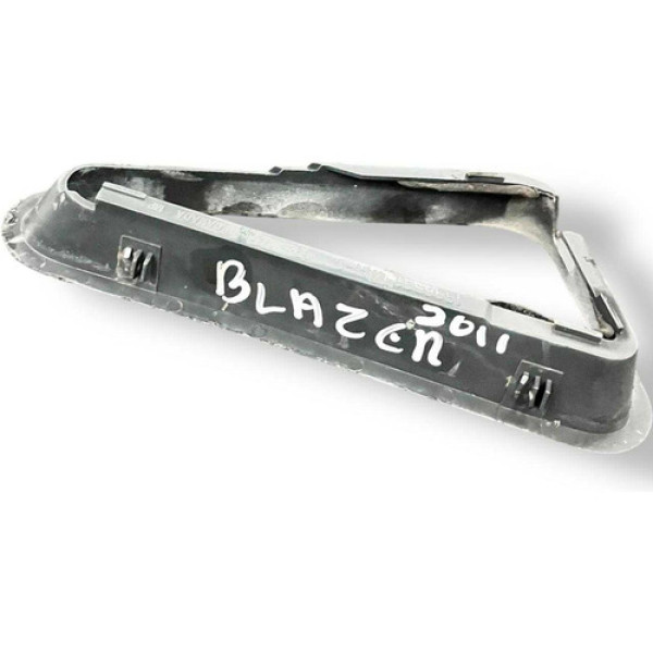 Moldura Maçaneta Int Dianteira Direita Gm Blazer 2.4 2010 Branco Dianteira