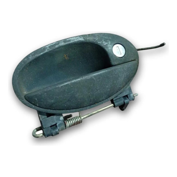 Maçaneta Externa Dianteira Direita Gm Celta 2007 93349633 Preto Dianteira