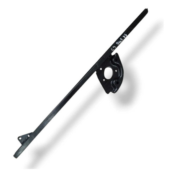 Guia Vidro Dianteiro Direito Citroen C3 1.4 - 2003 A 2011 Preto