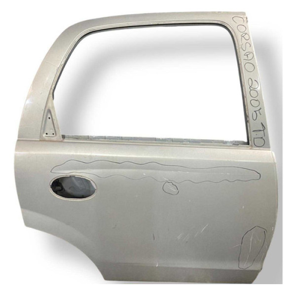 Porta Traseira Direita Gm Corsa 2005 2006 2007 Detalhe Traseira Direita Cinza