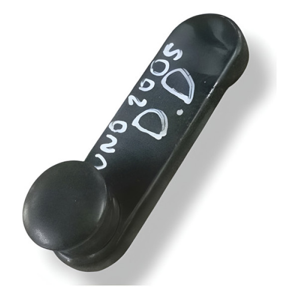 Manivela Vidro Dianteiro Direito Fiat Uno Mille 2005/2006 Preto