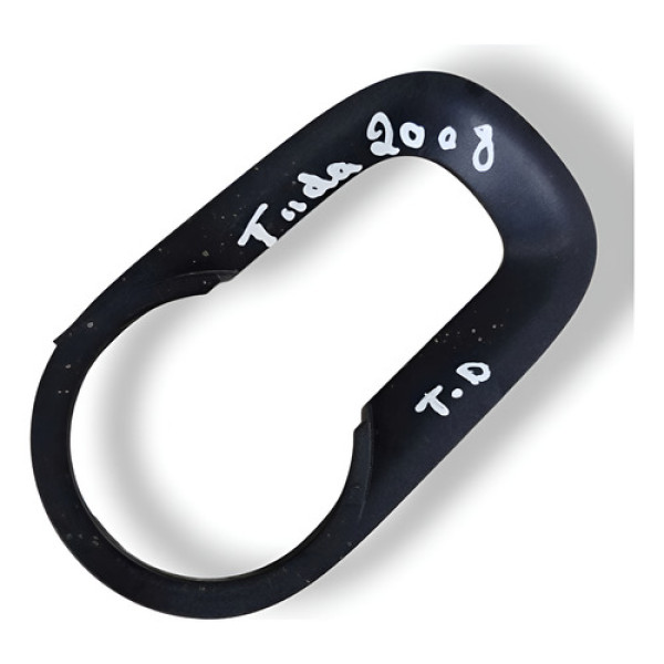 Moldura Maçaneta Traseira Direita Nissan Tiida 08 80684el11a Cinza Traseira