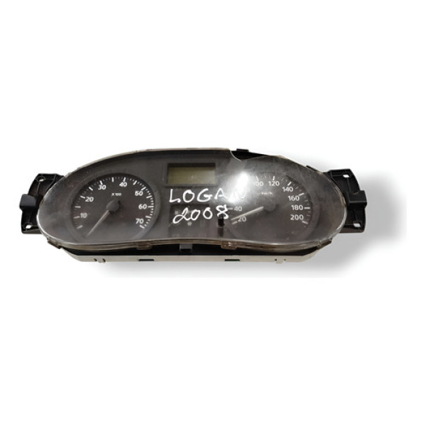 Painel Instrumentos Renault Logan 1.0 2008 2009 503001790102 Cinza