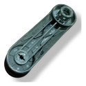 Manivela Vidro Dianteiro Esquerdo Corsa Classic 11 93374073 Preto