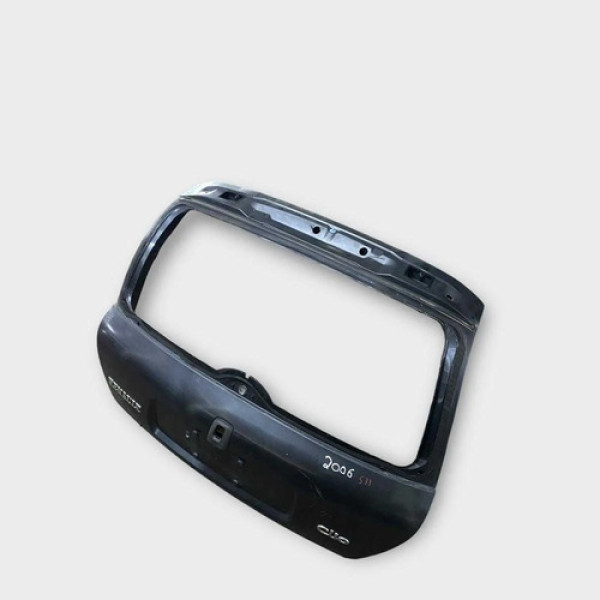 Tampa Traseira Porta Malas Renault Clio 2005 2006 2007 Preto