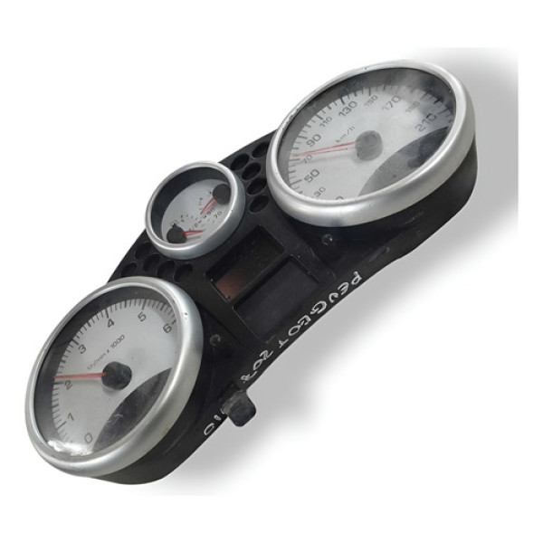 Painel Instrumento Peugeot 207 1.6 2009 2010 2011 9666635680 Preto
