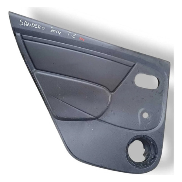 Forro Porta Traseira Esquerda Renault Sandero 14 8200607417 Preto