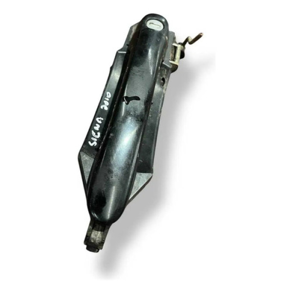 Maçaneta Externa Dianteira Direita Fiat Siena 2010 2011 2012 Preto Dianteira
