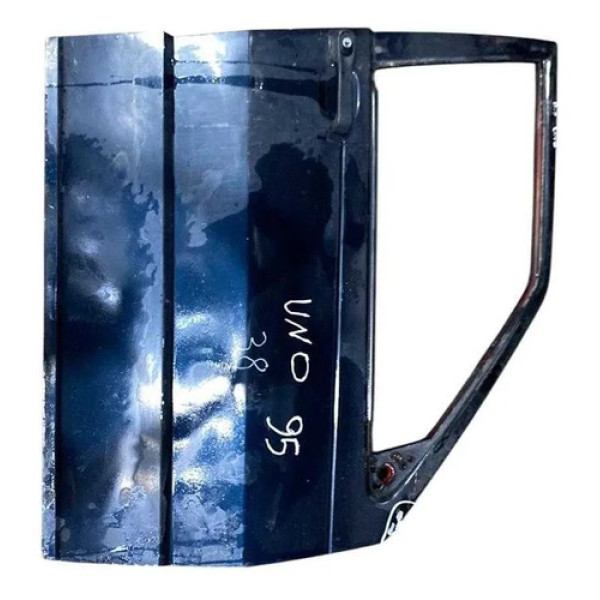 Porta Dianteira Direita Fiat Uno 1994 1995 1996 Com Detalhe Dianteira Direita Azul