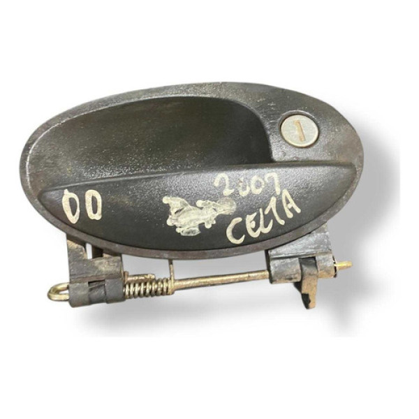 Maçaneta Ext Dianteira Direita Gm Celta 1.0 2007 - 93349618 Branco Dianteira