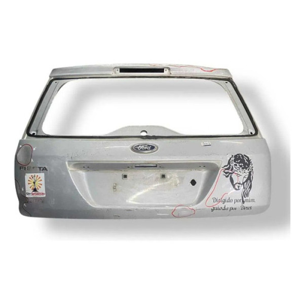 Tampa Traseira Ford Fiesta 2008 2009 2010 2011 Detalhe Branco