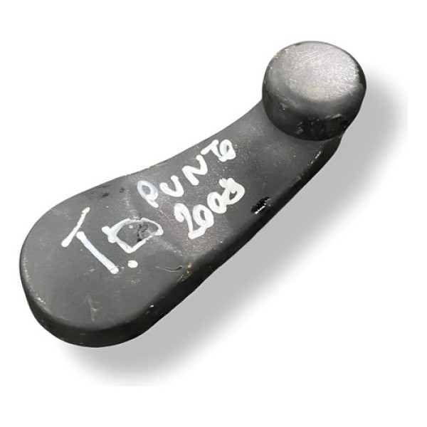 Manivela Vidro Traseiro Direito Fiat Punto 2007 2008 2009 Preto