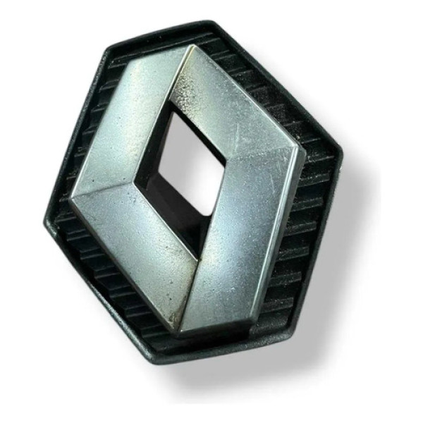 Emblema Grade Dianteira Renault Clio 2007 2008 8200070031 Prateado