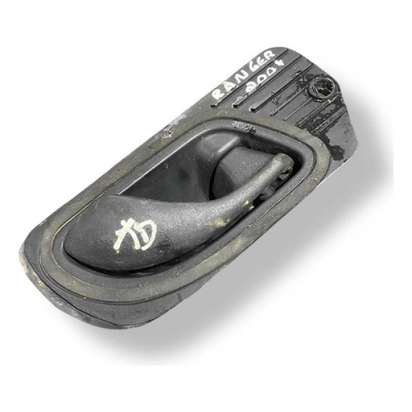 Maçaneta Interna Traseira Direita Ford Ranger 2003 F10280 Preto Traseira