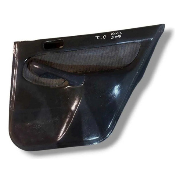 Forro Porta Traseira Direita Honda Civic 2008 2009 2010 Preto