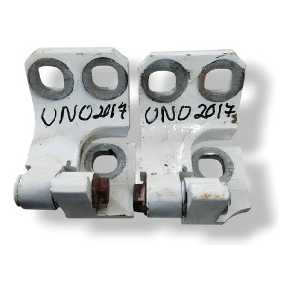 Par Dobradiças Porta Traseira Esquerda Fiat Uno Drive 2017