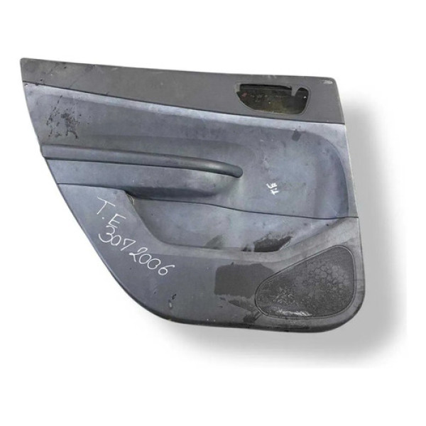 Forro Porta Traseira Esquerda Peugeot 307 2006 - 9634995877 Cinza-escuro