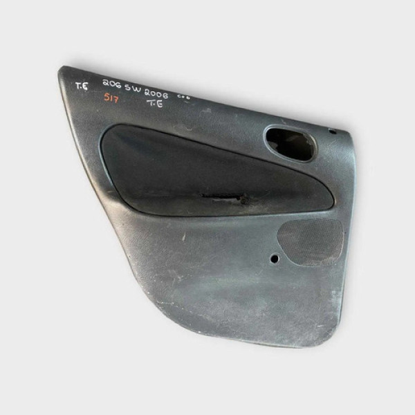 Forro Porta Traseira Esquerda Peugeot 206 Sw 2005 2006 2007