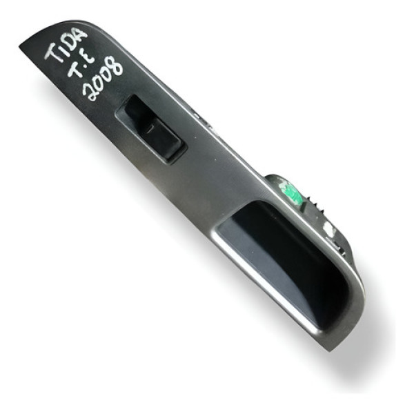 Puxador Porta Traseiro Esquerdo Nissan Tiida 82961el11a 2008 Traseira Esquerda Cinza