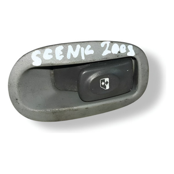 Botão Vidro Traseiro Esquerdo Renault Scenic 2005 7700836267