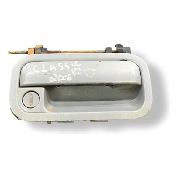 Maçaneta Externa Dianteira Direita Chevrolet  Classic 2006 Prateado Dianteira